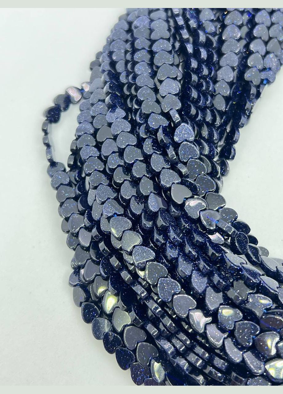 Авантюрин на нитці без замка 6х6 мм 40 см No Brand (321963880)