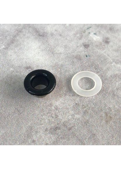 Люверс із пластиковим кільцем - чорний D-5мм (100шт) (матр.00254) Plus-plus (352747400)