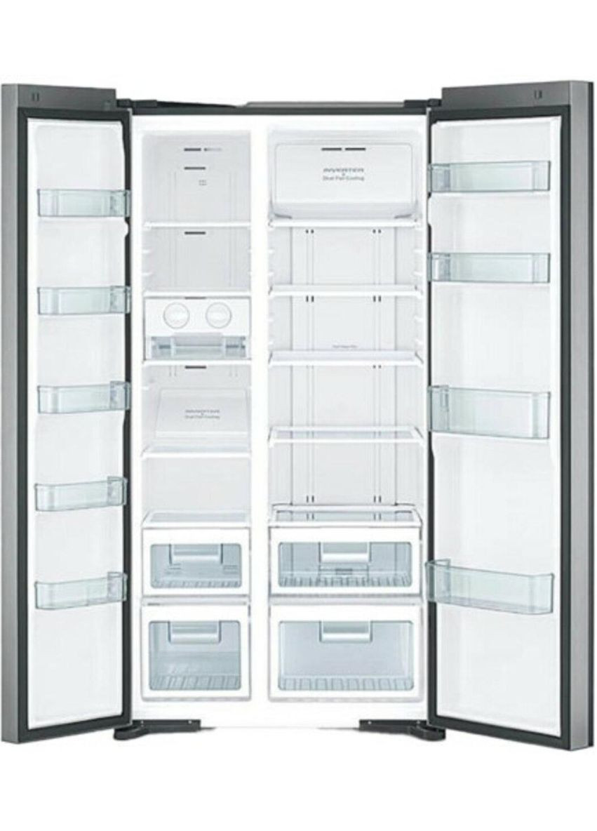 Холодильники R-S700PUC0GBK Side-By-Side Черный side-by-side Hitachi