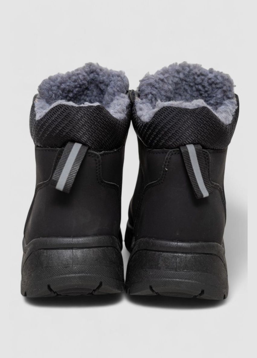 Черные осенние ботинки мужские на меху,, 244r1067 Ager