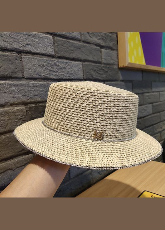 Шляпа женская летняя канотье со стразами Maison No Brand (293943132)