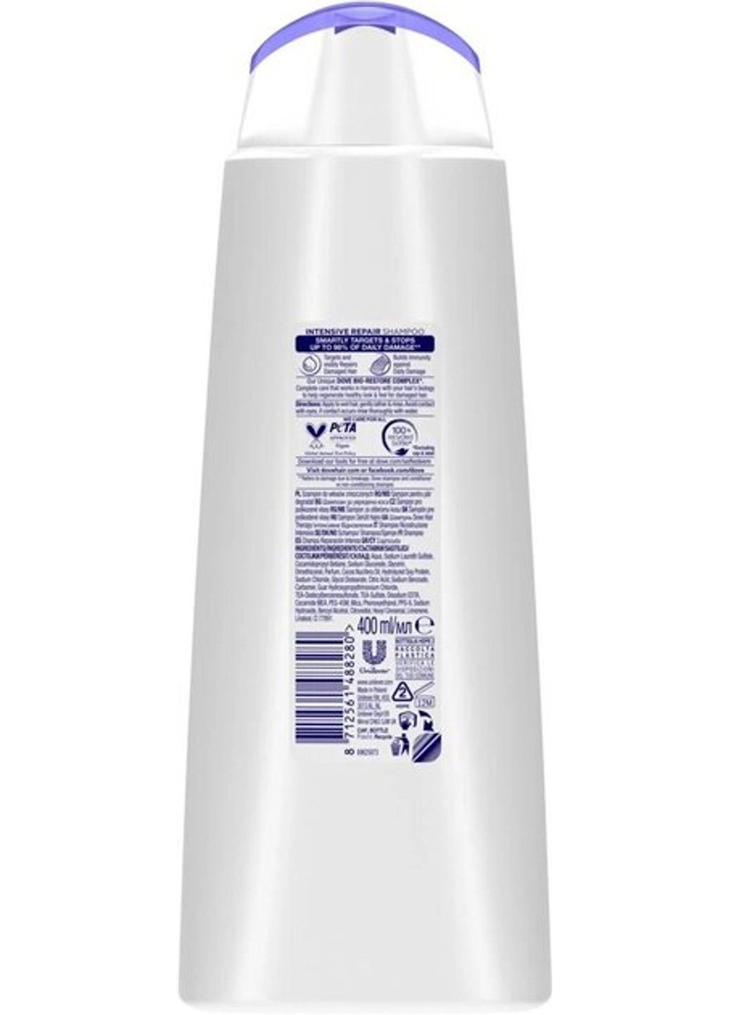 Шампунь Hair Therapy Інтенсивне відновлення, 400 мл Dove (294092577)