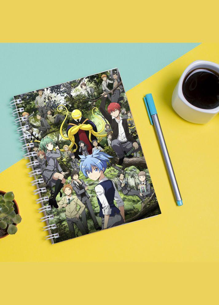 Скетчбук Sketchbook (блокнот) для малювання з принтом Аніме Клас вбивць - Ansatsu Kyoushitsu Кавун блокнот для малювання (316133135)