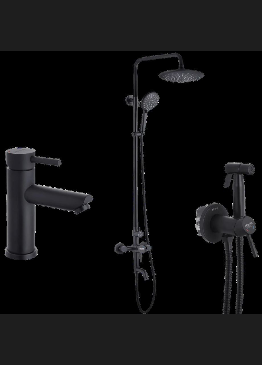 Набір 3 в 1 для ванної кімнати Edelstahl Klassisch Kroner (336937028)