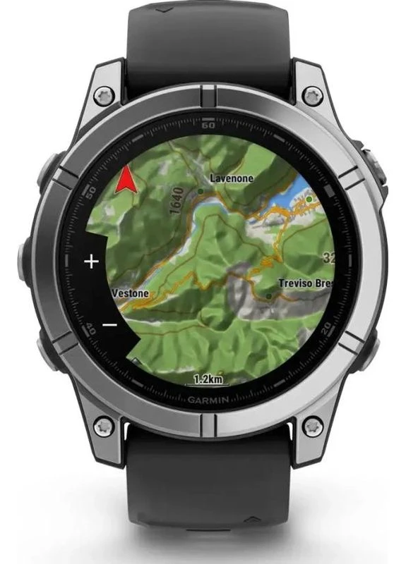Смарт-годинник fenix E, 47mm, Stainless Steel/Black, GPS (010-03025-00) Garmin (391472859)