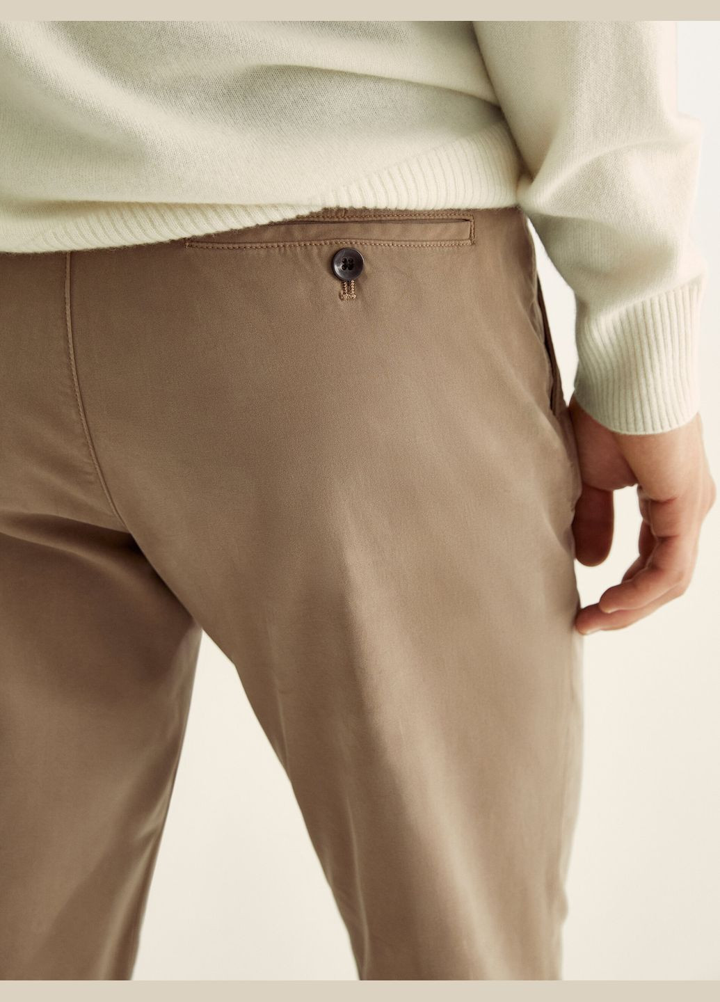 Штани чино regular з бавовни Massimo Dutti (316578892)