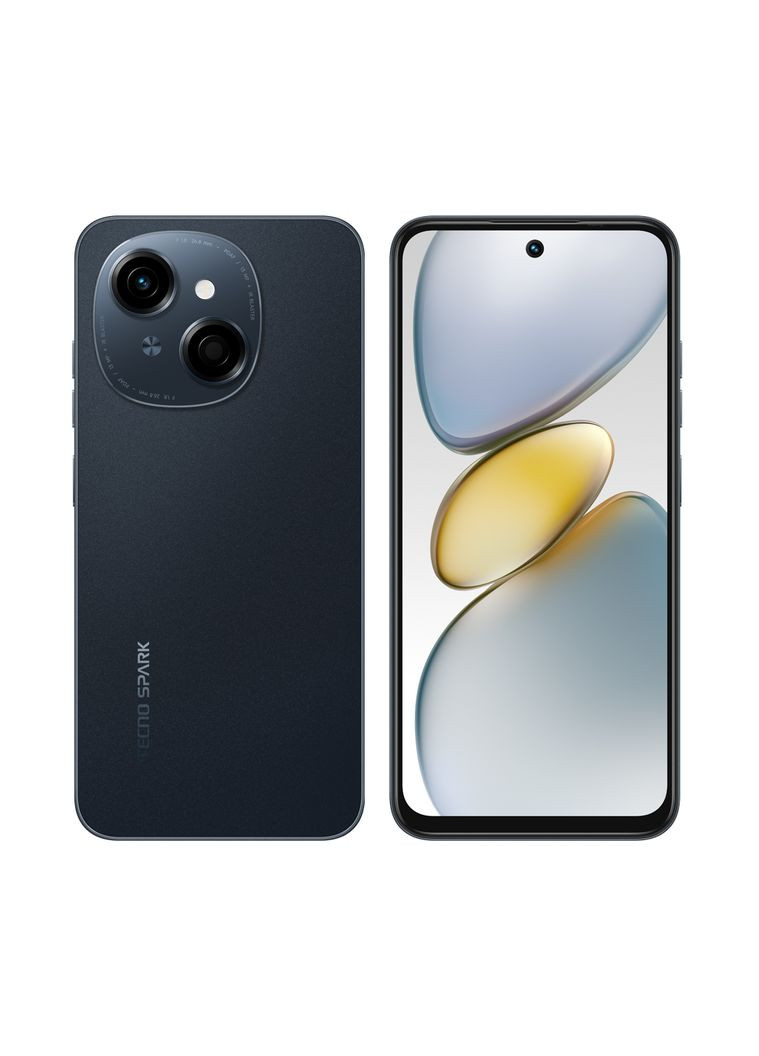 Смартфон Spark Go 1 (KL4) 6.67` 4/128ГБ, 2SIM, 5000мА • рік, Startrail Black Tecno (314976561)