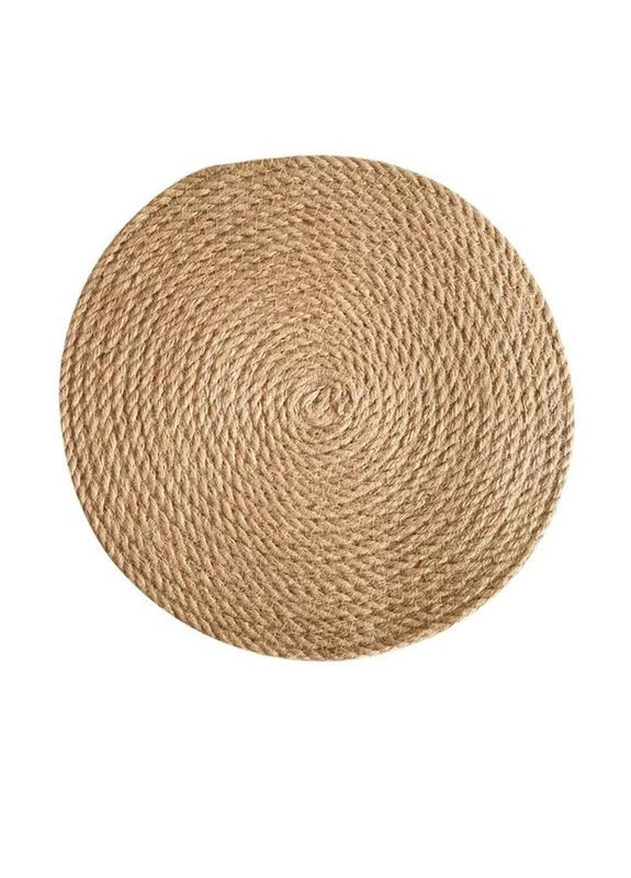 Плетеная салфетка для сервировки Коврик на стол 35 см Brown (AN0103418) ANbeauty (365875737)