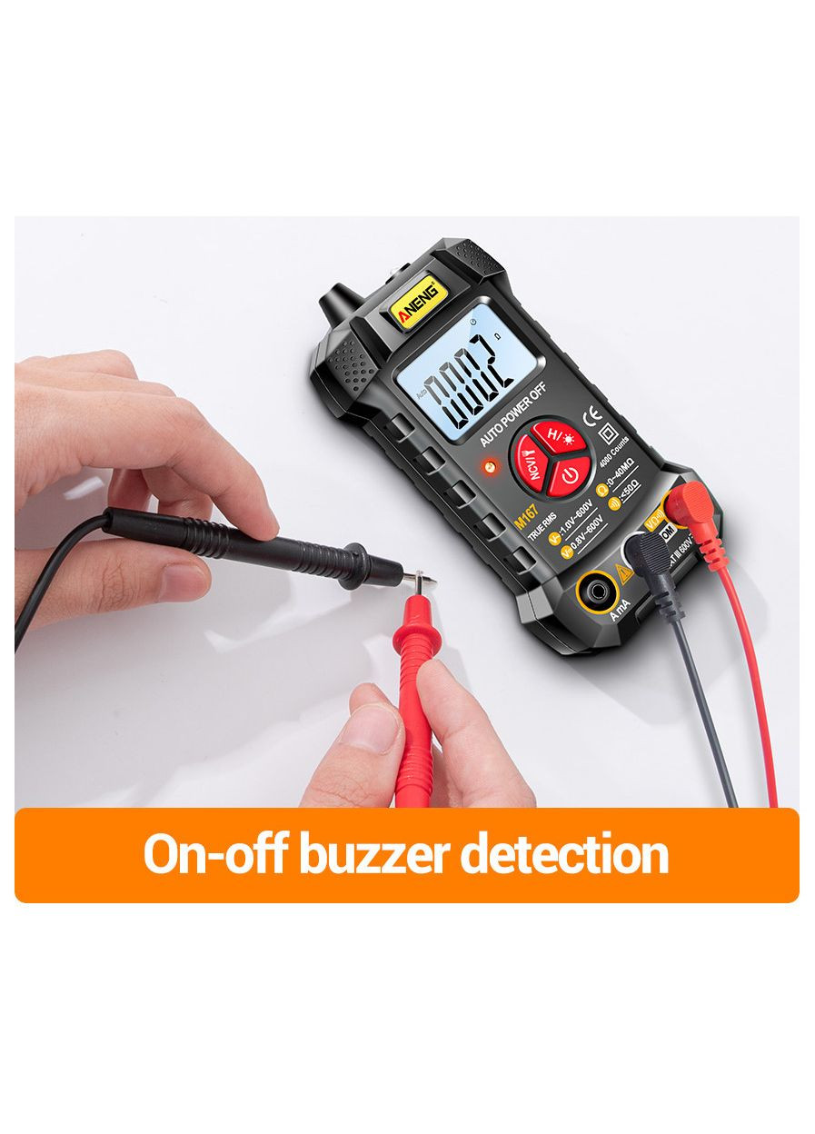 Портативний цифровий мультиметр M167 з автоматичним діапазоном Aneng (303401418)