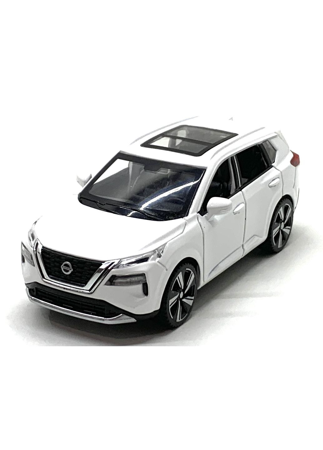 Машина Nissan x trail металопластик 1:32 звук світло інерція Біла (ТК-10415) TK Union Group (301421712)