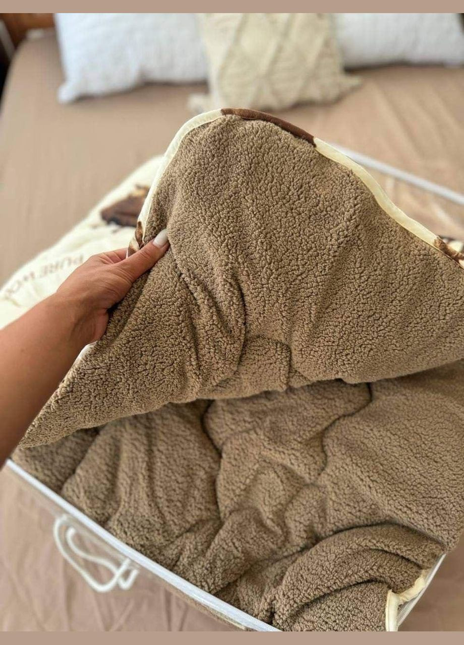 Ковдра холлофайбер Євро см Коричневий (П4К-vik-kovdra-001-03) No Brand (316230533)