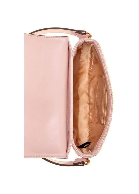 Сумка крос-боді жіноча Brevard Tweed Crossbody рожева Guess (305567744)