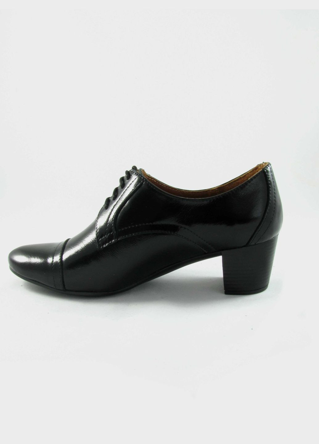 Seboni Жіночі шкіряні класичні туфлі Чорні (879) чорний з, україна — демісезон (336546878)