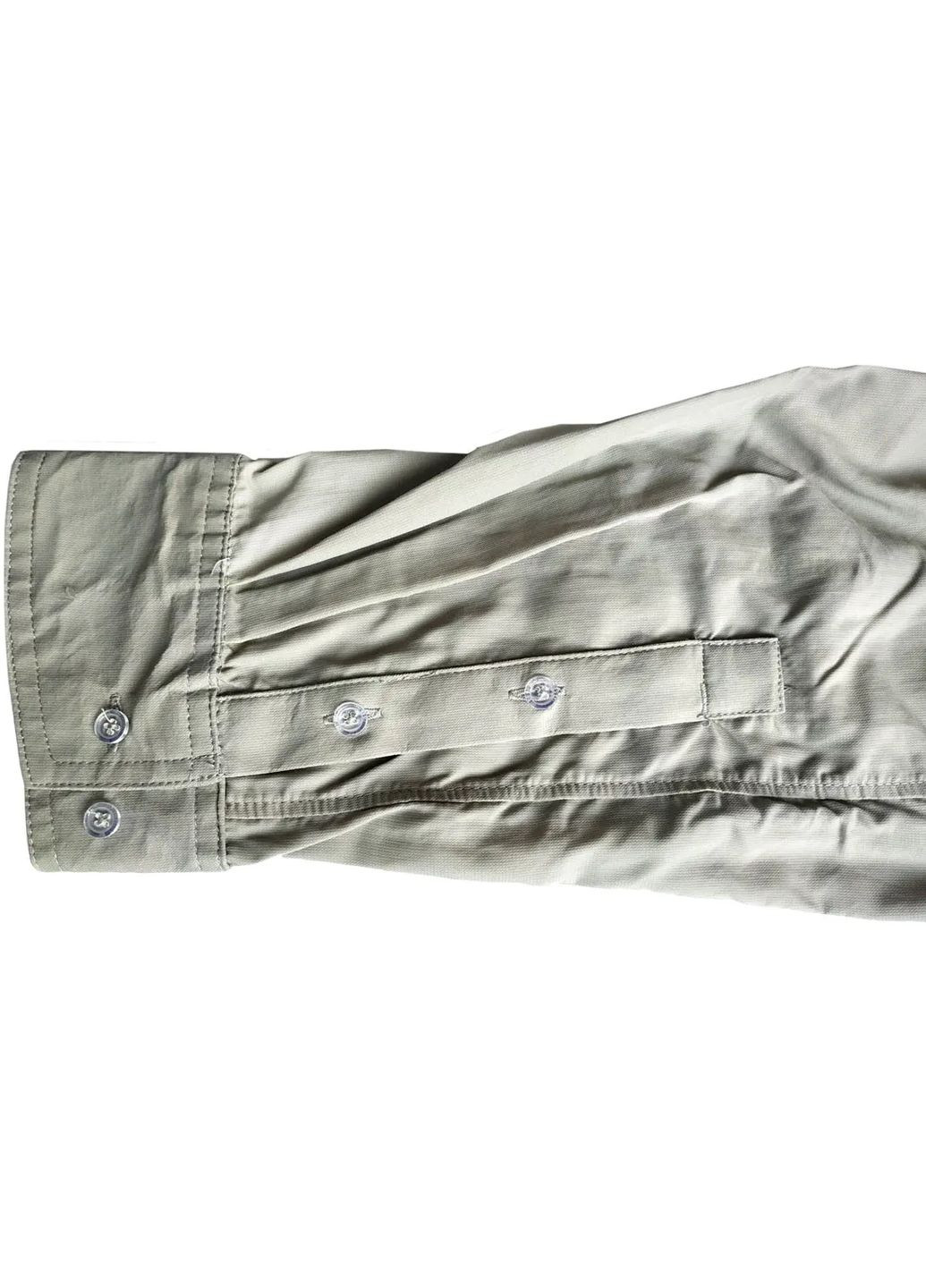 Серая рубашка focus long leeves uv nylon riptop Norfin