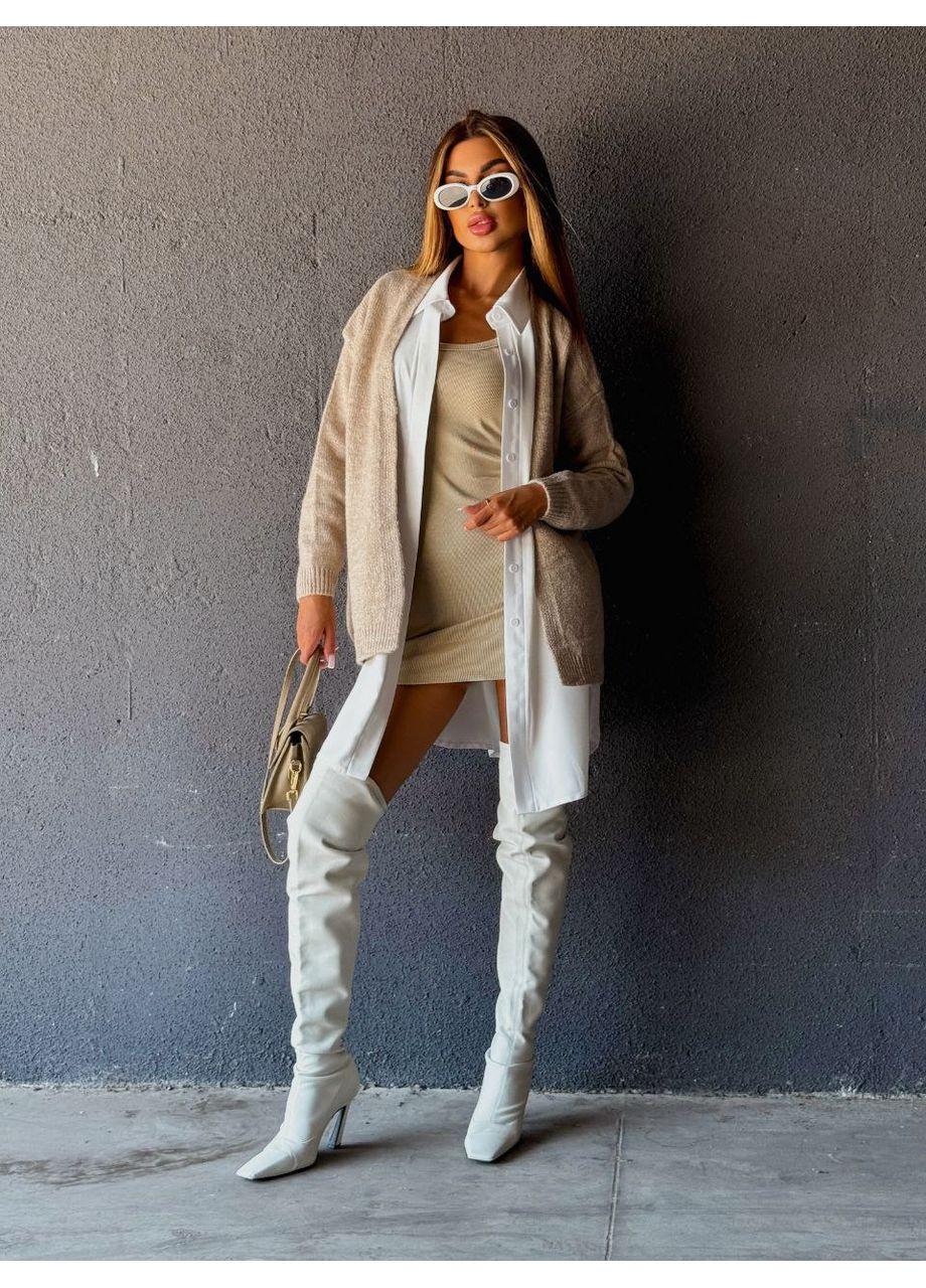 Бежевый кардиган Osoblyva