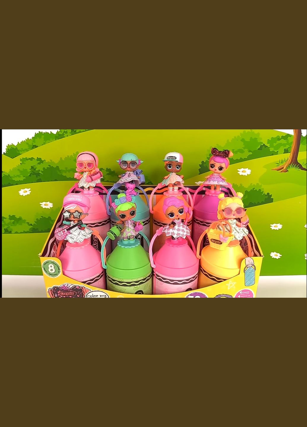 Игровой набор Lol Surprise Rad red cutie! Crayola Цветы раскраски кукла лол color me studio 505273 L.O.L. Surprise! (323480682)