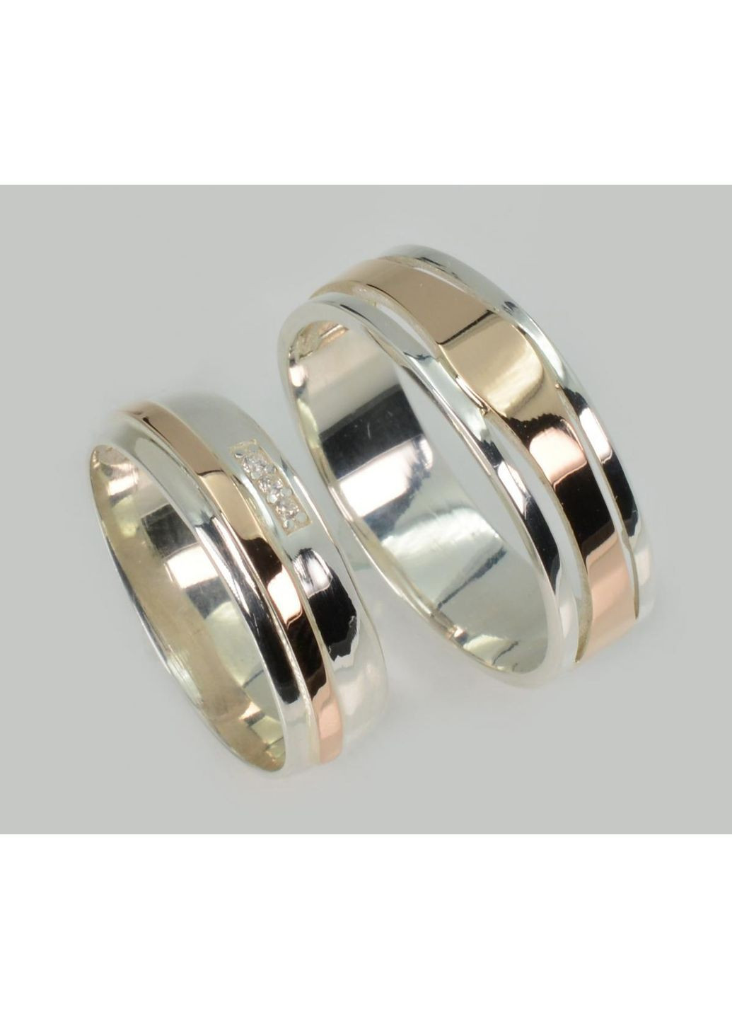 Пара обручок Silver Style (367112470)