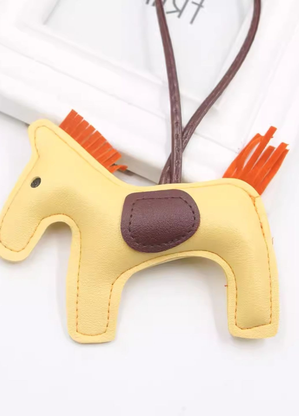 Брелок-підвіска в стилі Hermes Поні на сумку або підвіс в авто No Brand (301088097)