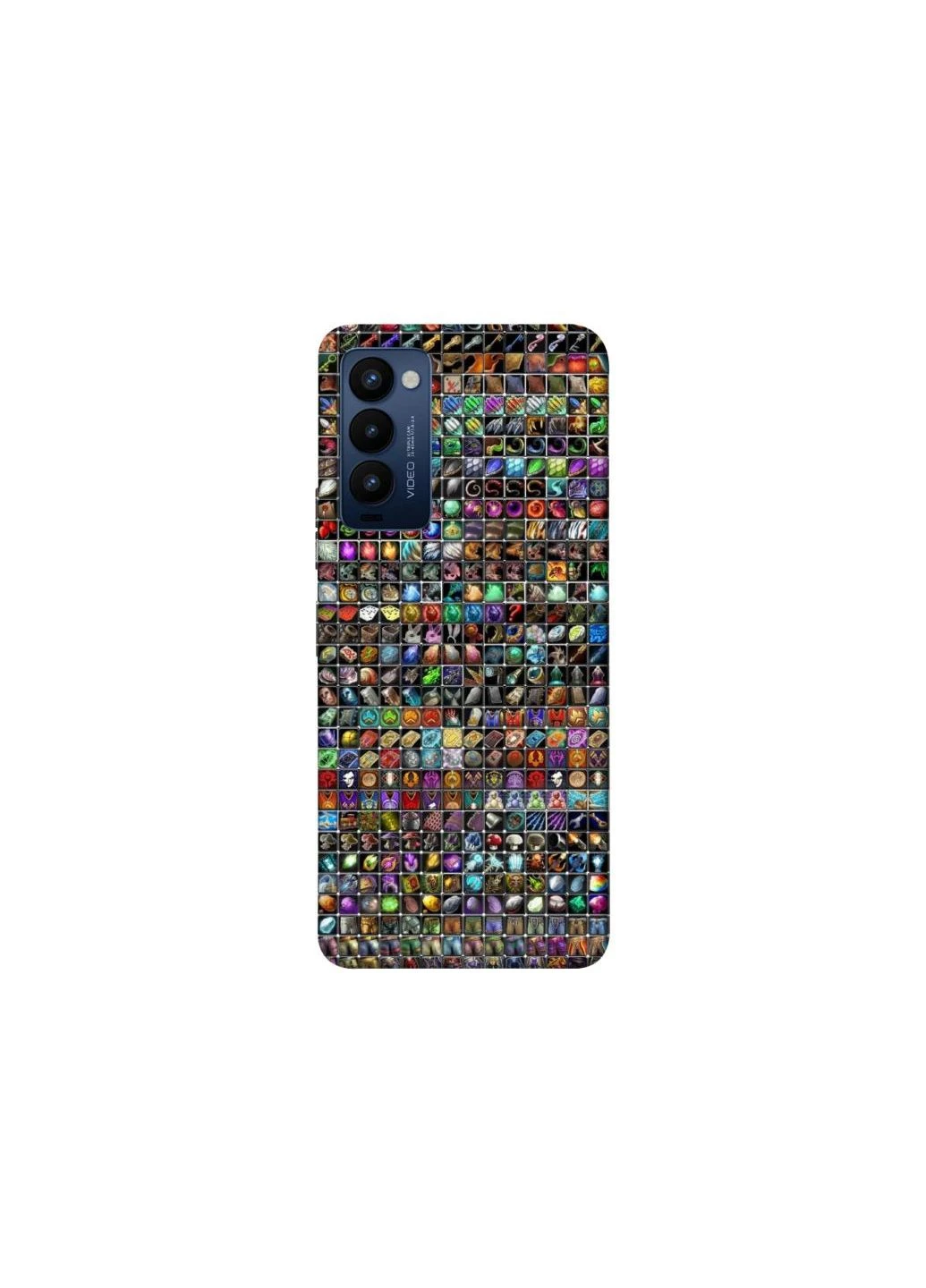 Чехол на TECNO Camon 18 Inventory menu ver.1 Frontalka (354674988)