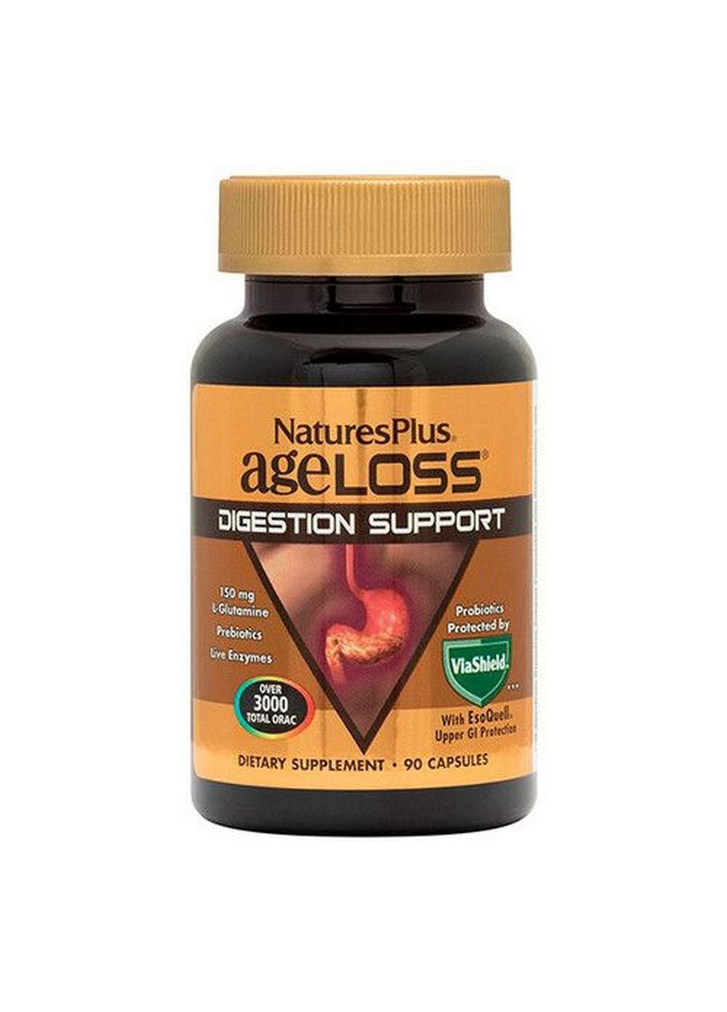 Натуральна добавка AgeLoss Digestive Support, 90 таблеток Natures Plus (293482301)