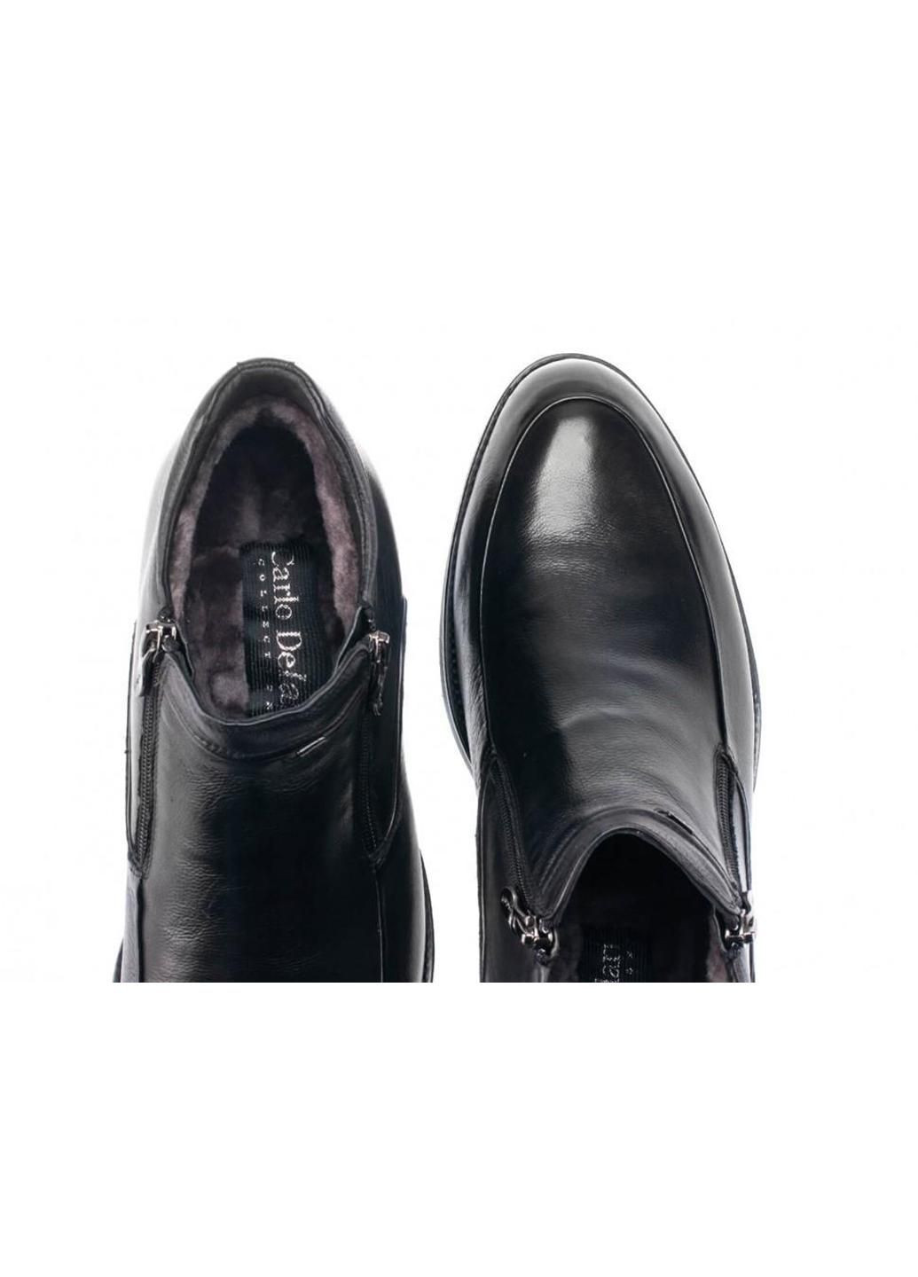 Черные зимние ботинки 7194118 цвет черный Carlo Delari
