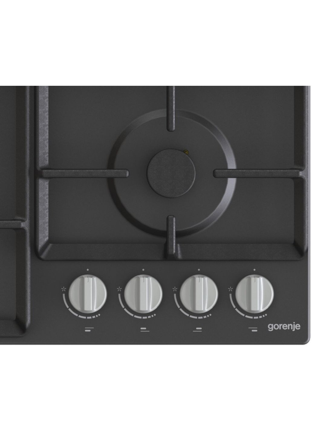 Варильна поверхня газова, 60см, чавун, чорний Gorenje (316391148)