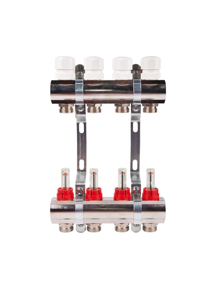 Колектор з витратомірами Standart 1" 6 виходів Thermo Alliance SD235W6 (341326779)