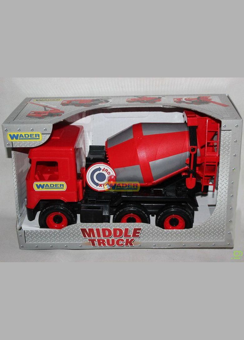 Бетоносмеситель детский Сity Middle truck в коробке 44*26*20 см (39489) Wader (341309335)