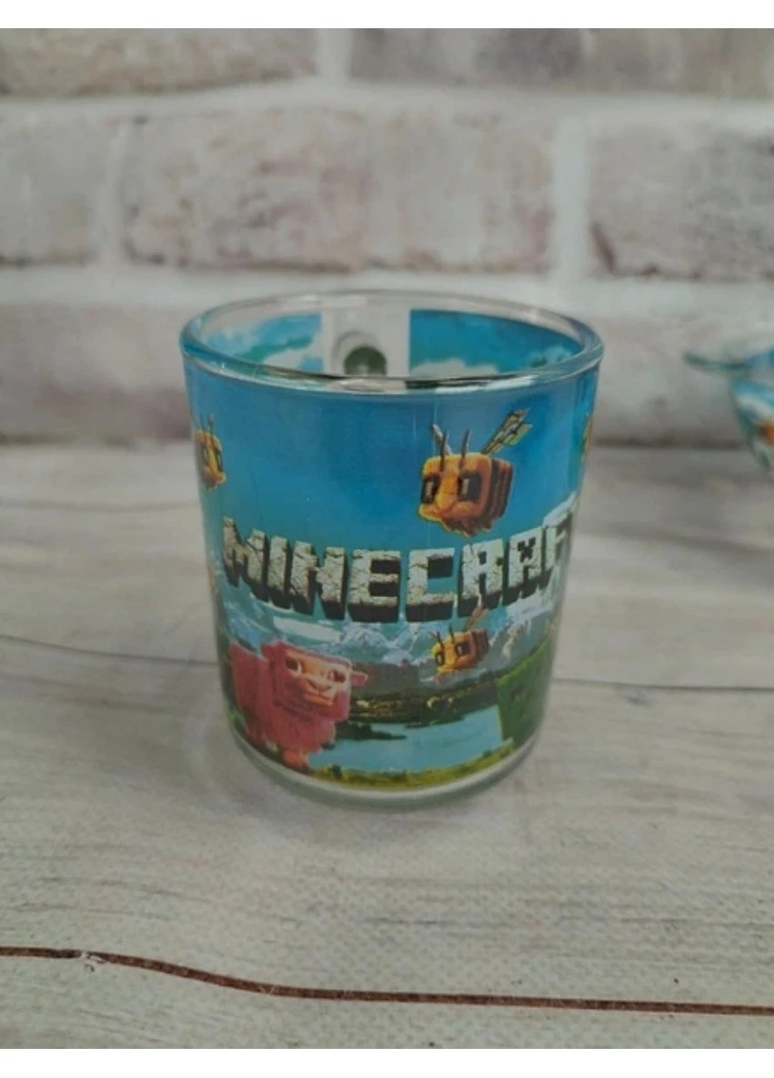 Детский набор столовой посуды Metr+ Minecraft стеклянный 3 предмета MIN1 Metr+ (384687550)