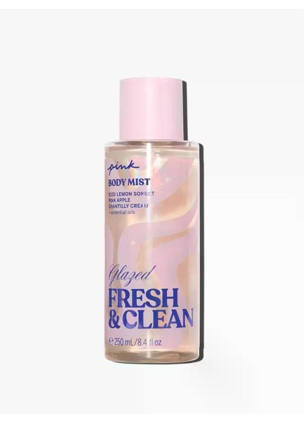 Набор: Спрей для тела Glazed Fresh & Clean и Glazed Warm & Cozy (по 236 мл каждый) Pink Victoria's Secret (349498690)