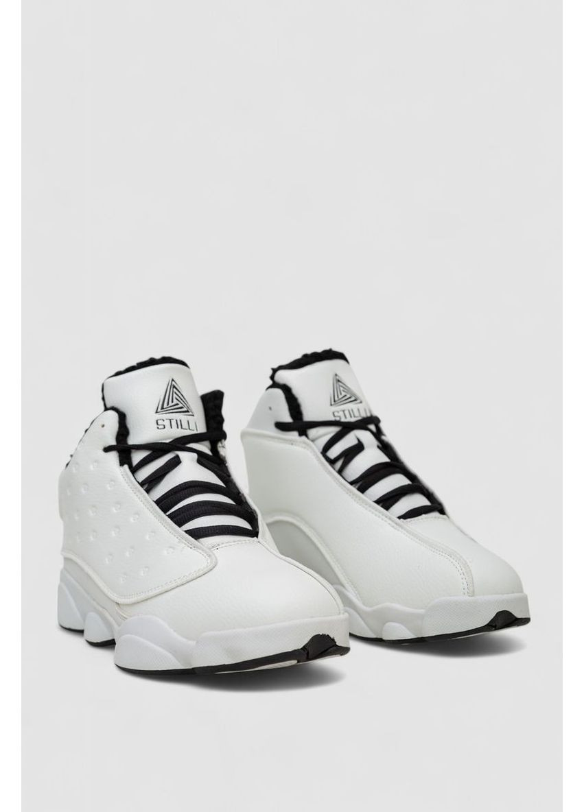 Белые демисезонные кроссовки мужские зимние на меху Sport Line