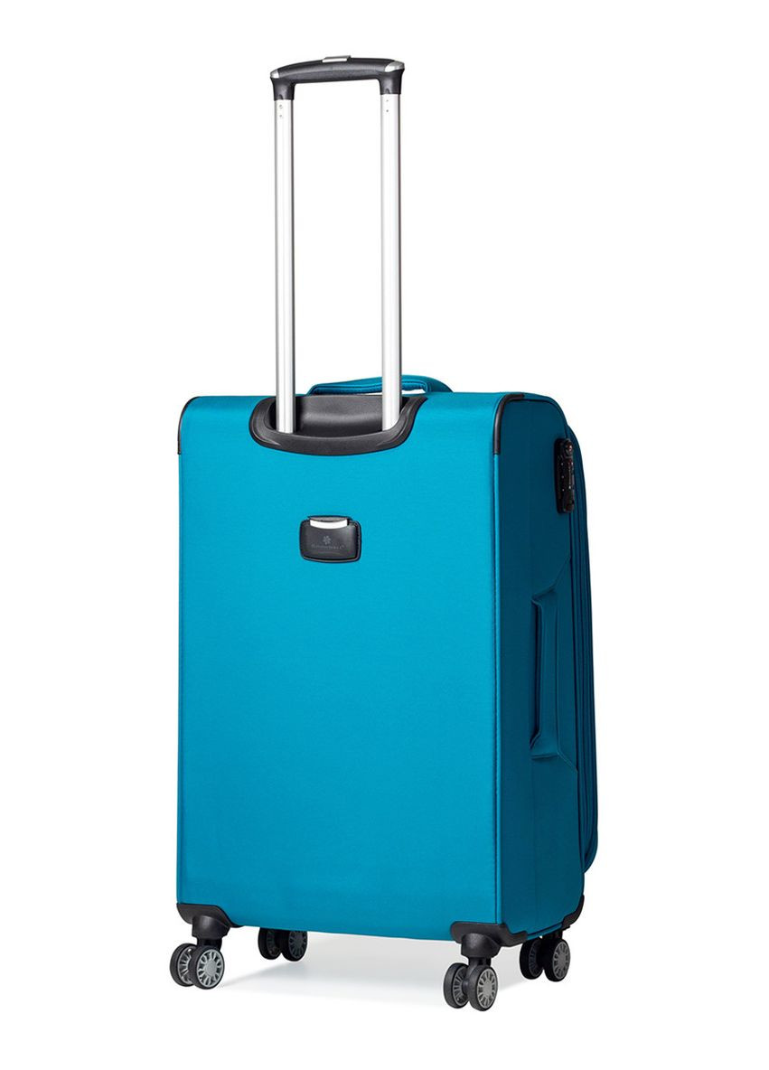 Набір валіз Франція (L M S-3шт) тканина бірюза/ 87303 Snowball (324801688)