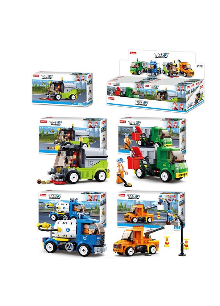 Конструктор транспорт, фігурка, від 118 деталей Sluban (323436727)