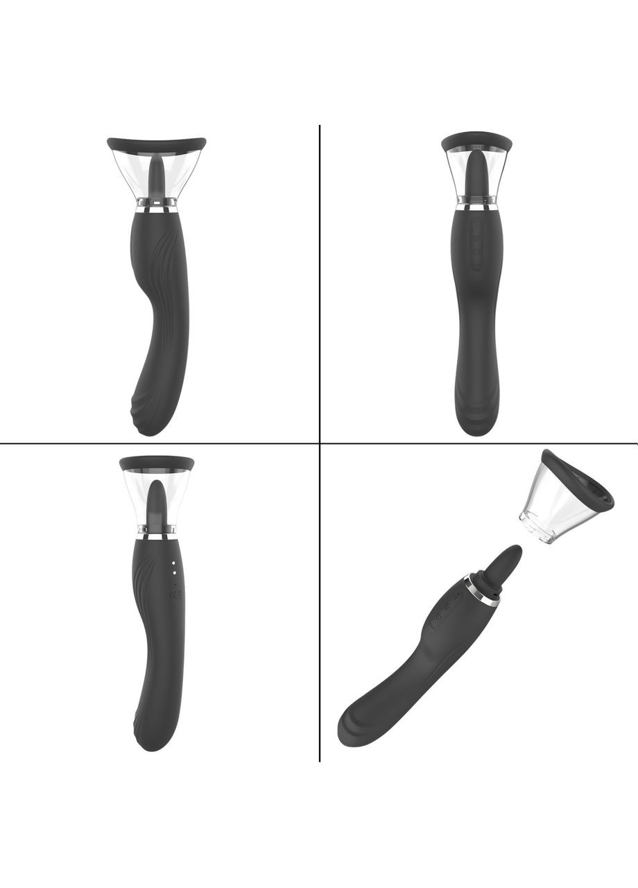 Вібратор класичний 2 в 1 куні та всмоктування Sweet Play "A6" Erospace No Brand (307073332)