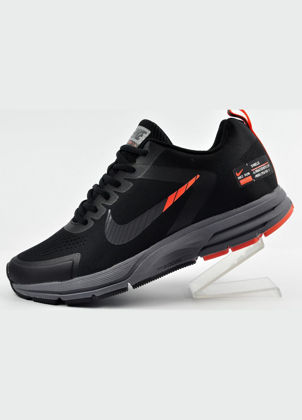 Черные летние кроссовки повседневные nike pegasus 26x No Brand