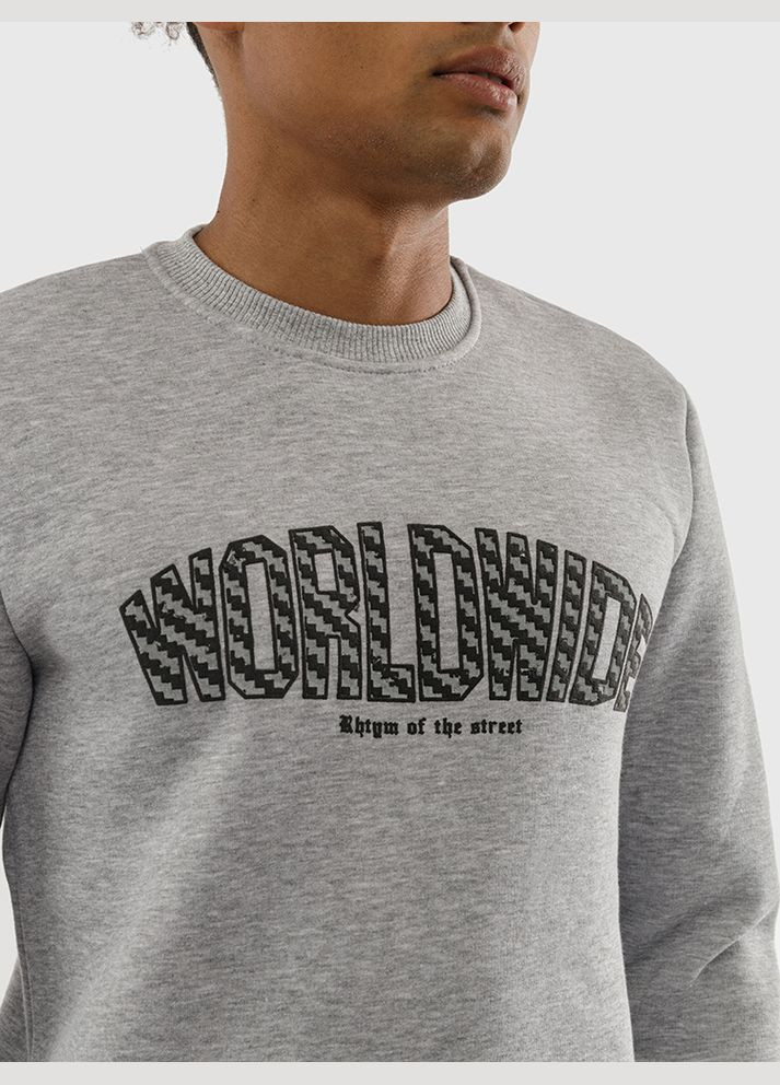 Серый свитшот мужской цвет серый цб-00227282 MyS (305696546)