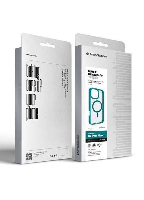 Чохол до мобільного телефона (ARM78717) ArmorStandart Unit MagSafe Apple iPhone 16 Pro Max Lake Green (326592323)
