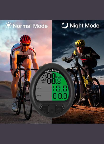 Велокомп'ютер 669/999, підсвічування дисплея, 26 функцій No Brand (327875133)