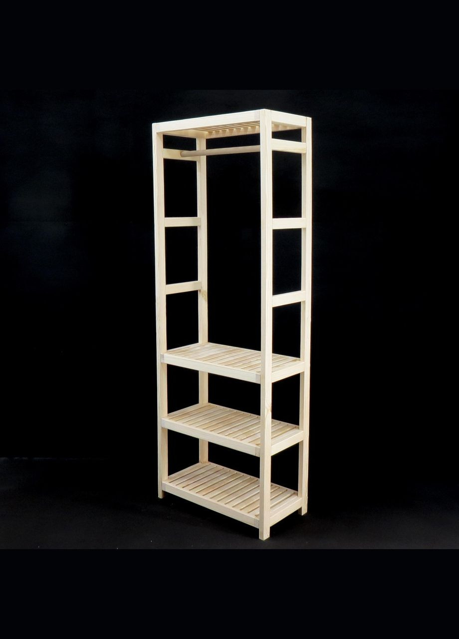 Стойка вешалка для одежды из дерева Китен 60 бланже (СВГ-602101) No Brand (328078496)