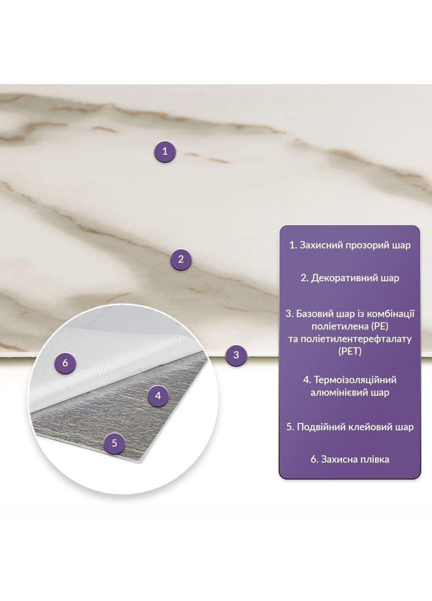 Самоклеящаяся стеновая PET плитка 600*300*2mm (D) SW-00001674 Sticker Wall (300242063)