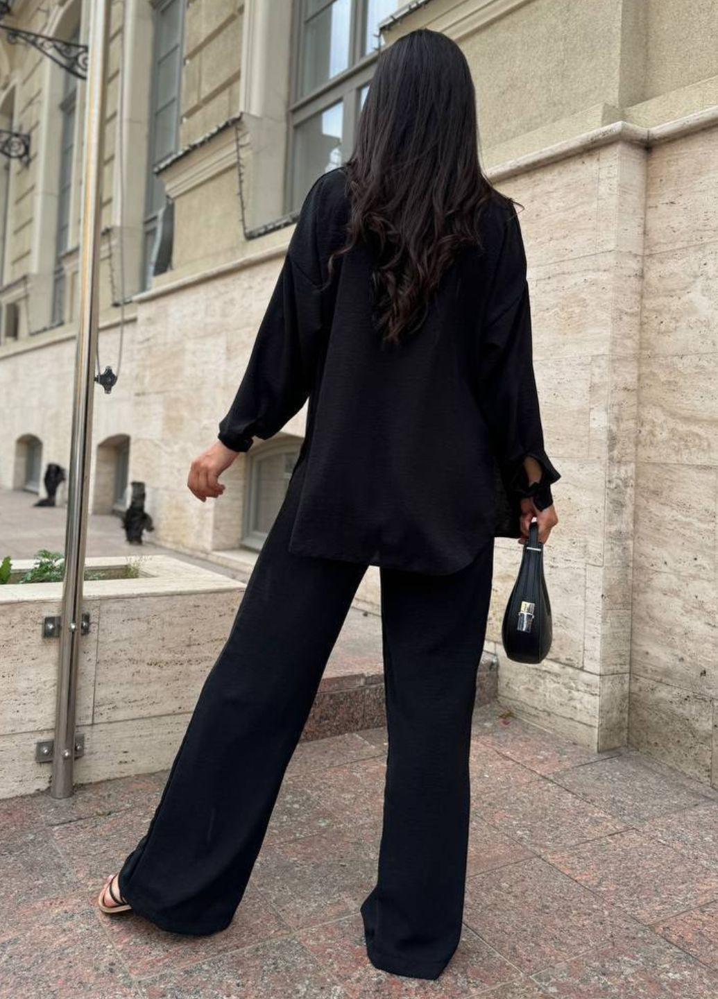 Костюм-двійка: вільна сорочка та штани палаццо Україна (328432586)