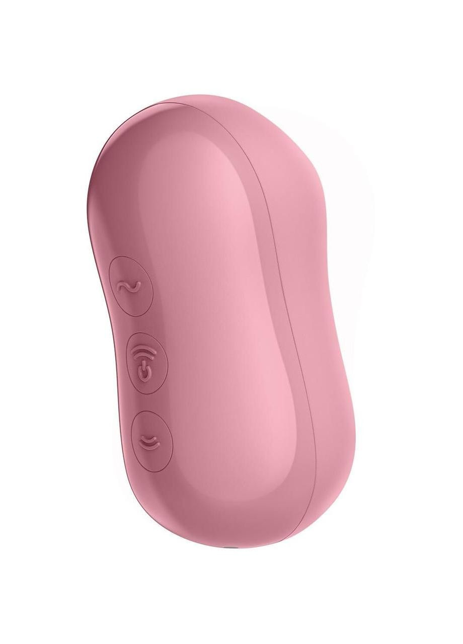 Вакуумний стимулятор із вібрацією Satisfyer Cotton Candy Light Red No Brand (366877324)