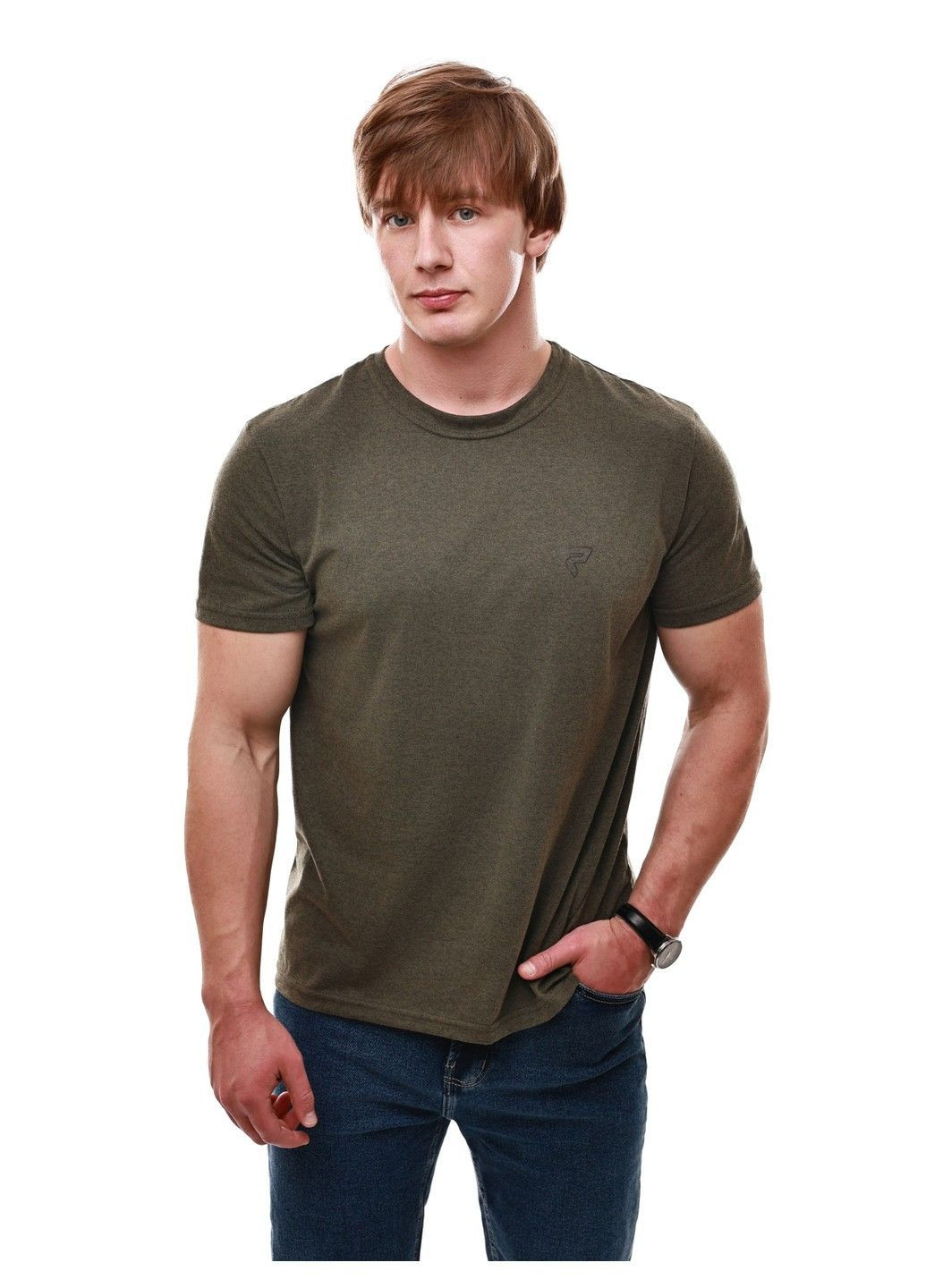 Хакі (оливкова) футболка чоловіча Dioni