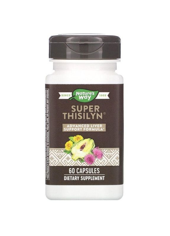 Підтримка печінки, Super Thisilyn®,, 60 капсул Nature's Way (362369927)