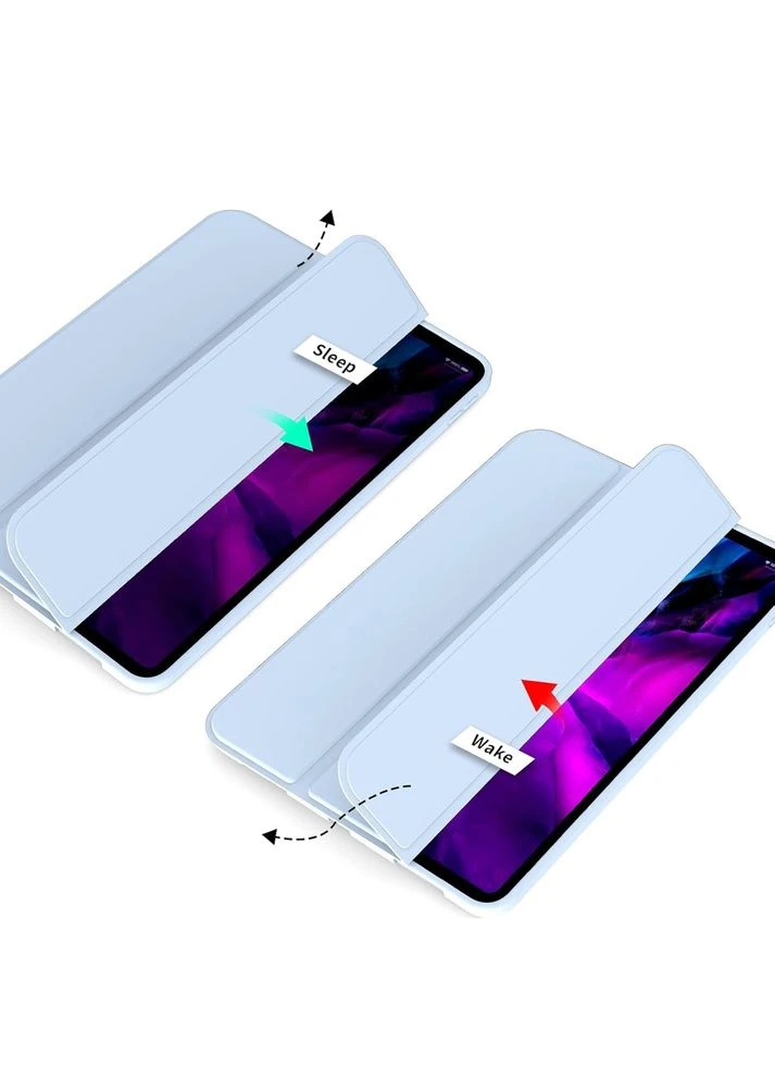 Чехол Tri Fold Soft TPU Silicone для Apple iPad Pro 12.9 Light Blue (711737) BeCover (338562953)