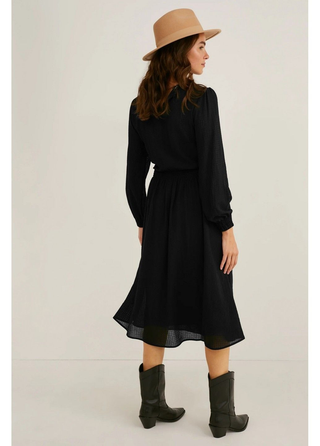 Чорна кежуал сукня C&A однотонна