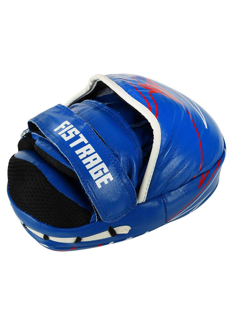 Лапа Изогнутая кожаная (2шт) PRO TRAINING Pro (р-р см, синий) (VL-9351_Синий) Fistrage (361438458)