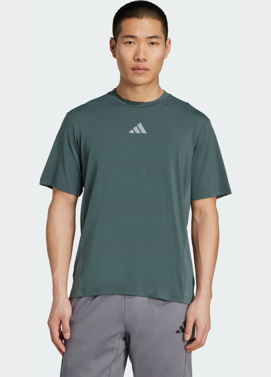 Серая футболка designed-for-training intensity adidas