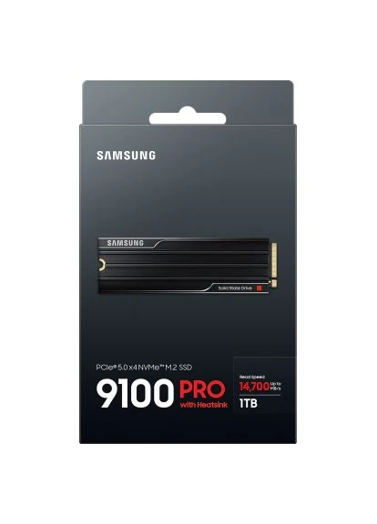 Накопичувач SSD (MZ-VAP1T0CW) Samsung M.2 2280 1TB 9100 PRO Heatsink (389548919)