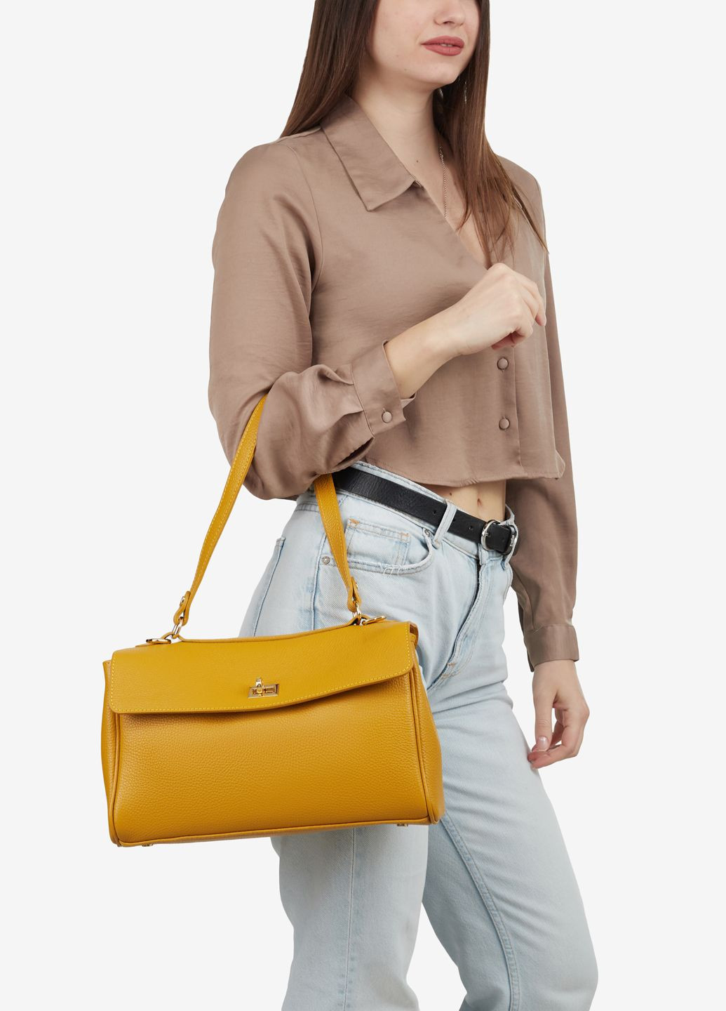 Сумка жіноча шкіряна крос-боді середня Сrossbody Regina Notte (323002485)